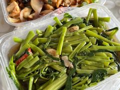椒丝腐乳炒空心菜-小粤楼(万辉广场店)