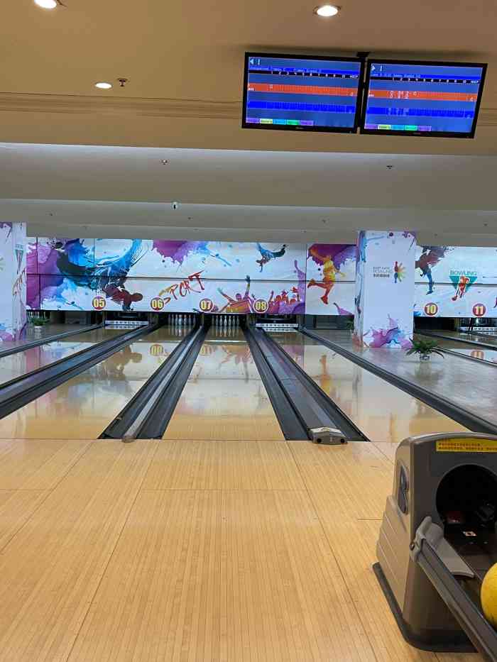 东环保龄球馆(东环广场店)-"没想到平安夜居然可以有空的道可以玩儿