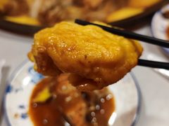 饼子-小火炕铁锅炖鱼