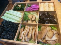 九宫格火锅配菜食材-十二舍·湯物素煮(江泰潤政店)