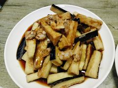 蛤蜊肉拌茄子-华春餐馆(鱼山路店)