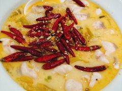 鲜藤椒金汤牛蛙-大树餐厅(环球港店)