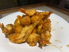 宫保虾仁雪梨球-小吊梨汤·北京菜·烤鸭(清河万象汇店)