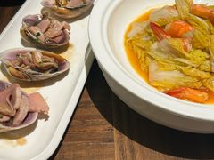 大虾炒菜芯-东莱海上(长宁来福士店)