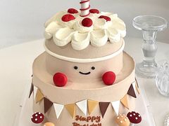 -咖咖熊蛋糕定制·英国蓝风车动物性淡奶油