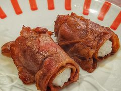 铺天盖地顶级澳牛肉火焰寿司-仙隐小鹿中華の日料(正弘城店)