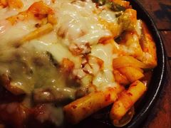 奶酪海鲜炒米条-包装马车·韩国料理·포장마차