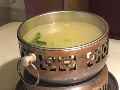 鸡汤煮鸡毛菜-初蓉丨遇见新川菜(亲贤街荣耀店)
