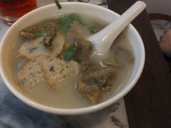 酥炸鱼皮面-明兴正宗潮州五彩鱼蛋粉面(中山六路店)