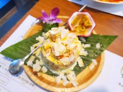 百香牛油果鲜虾沙拉-樾餐厅泰式海鲜火锅(民歌湖店)