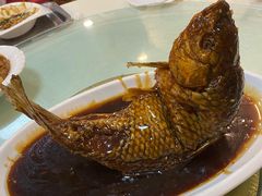 罾蹦鲤鱼-奥华餐厅·老张记(台基厂店)