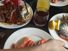 -大中华希尔顿酒店-念自助餐·海南美食·三文鱼