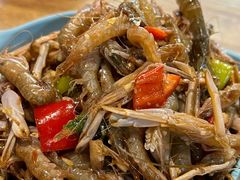 拌嘎巴虾-潮庭·大连海鲜·炭火烧烤·扇贝王(大连店)