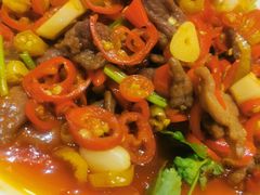 小炒黄牛肉-拾贝海鲜馆（海鲜粤菜）(花果园店)