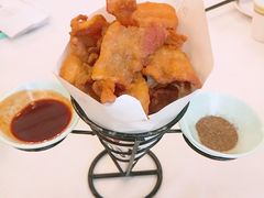 青岛老炸肉-开海·红岛海鲜虾水饺(石老人店)