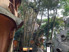 -天门沟九州驿站树上汤泉