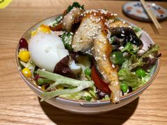 蒲烧鳗鱼温泉蛋沙拉-馥家小馆(黔灵山公园店)