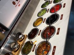 自助调料区-左庭右院鲜牛肉火锅(苏州园区永旺店)