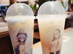 甘雨·麟迹仙酪-喜茶(迪士尼小镇·平行宇宙店)