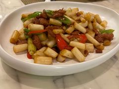 藕带炒牛柳-玉丰国际酒店·玉宴中餐厅