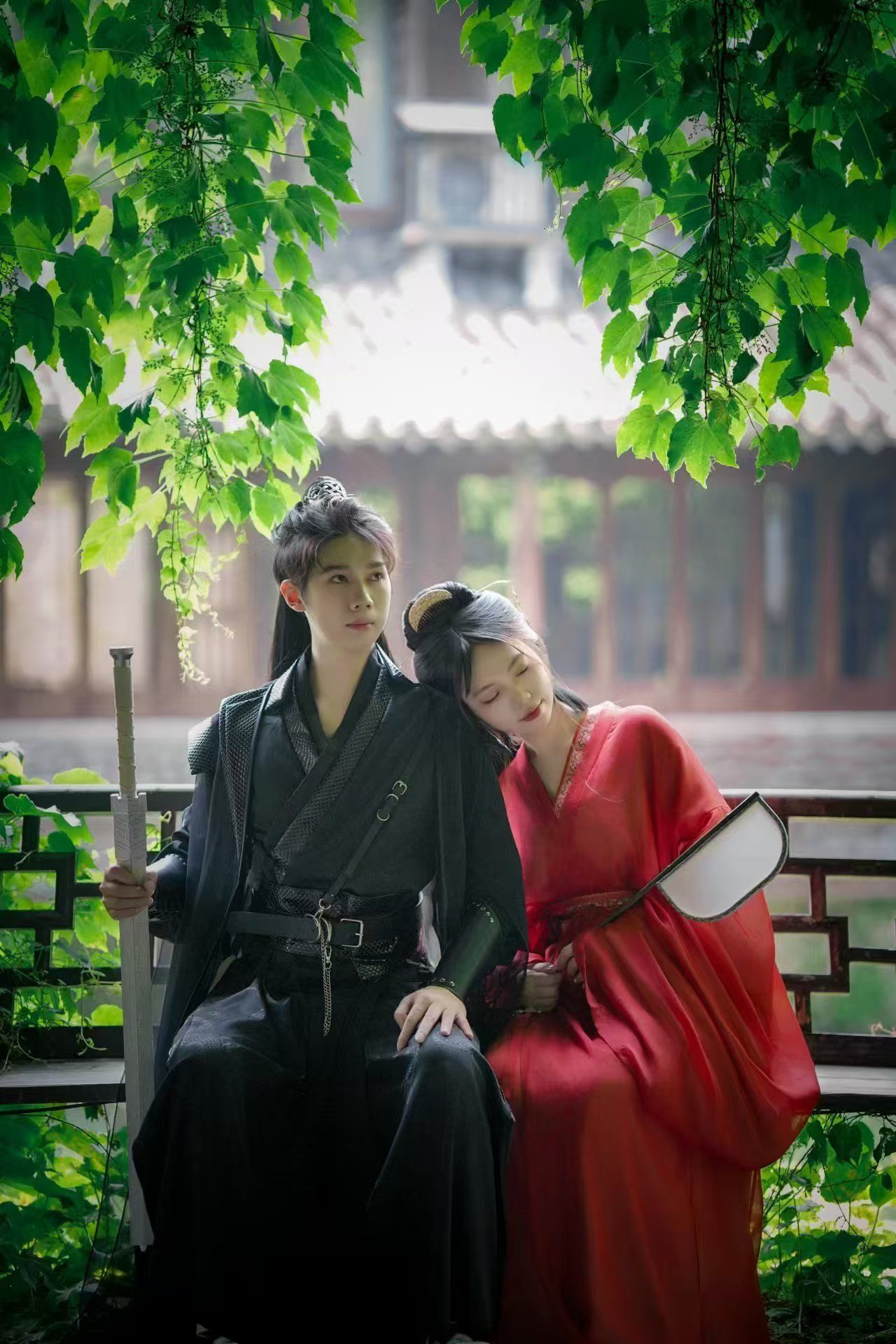 他们家化妆小姐姐特别仔细,服务也特别好,如果要摄影#古风婚纱照#古风