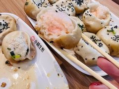 蟹粉小杨大虾三拼-小杨生煎(香港名都店)