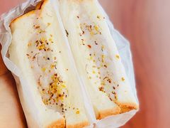 芋泥桂花奶酪三明治-啊噗吐呦现场烘焙(麦凯乐店)