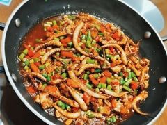 干锅鱿鱼须-钵家大院·地道湖北菜(江夏·大花岭店)