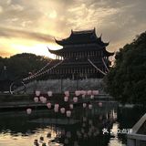 在古色古香的盘门喝下午茶