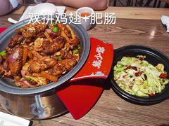 干锅排骨虾-龙少爷碳火干锅(环球中心店)