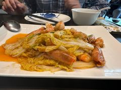 明虾烧菜芯-东莱馋房(陆家嘴店)