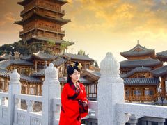 红汉&nbsp;精修~-九月鹰飞汉服摄影工作室