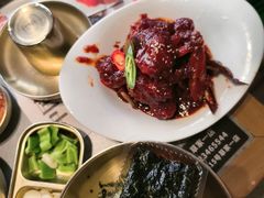 -草家酱蟹炭火烤肉店(珲春南路一店)