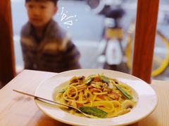 奶油蘑菇培根意面-4U CAFE(广景苑店)