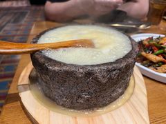 石锅小煮鲜杂菌-敏珠拉姆藏餐·南京厨房(富春江东街店)