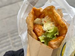 -小红车炸蛋葱油饼