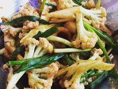 干锅花菜-老头儿油爆虾(星光一期店)