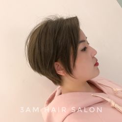 Yishen的短发作品-3AM HAIR SALON烫发染发接发