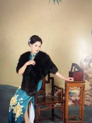 -后宫·古装汉服京剧儿童亲子全家福摄影