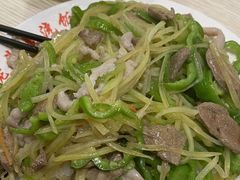 青椒土豆丝盖浇饭-老头盖浇饭(南京新街口明瓦廊宏光酒店店)