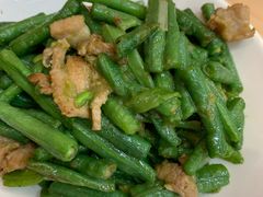 家常炒菜豆-蓝白自选餐厅(烟大店)