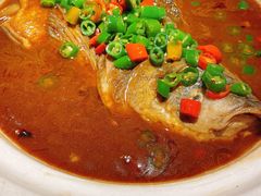鲜椒鱼头捞饭-卢大鲜鱼头捞饭(美利广场店)