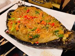 烤茄子-火枪手串吧·鹤岗小串涮肚(亦庄店)