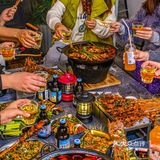 这家烤串店的五花肉真的太👍了！