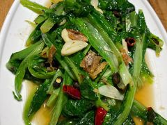 豆豉鲮鱼油麦菜-北疆饭店(金狮广场店)