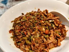 酸豆角鸡胗-兰湘子·湘菜小炒(济南领秀城店)