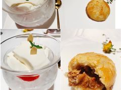 杏仁白玉布丁配蜜汁叉烧酥-广舟(千禧店)