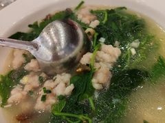 上汤肉碎桑芽苗-龙的酒楼·手工早茶·顺德菜(近良路店)