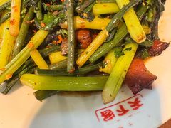 红菜苔炒腊肉-天下客饭店(中山路店)