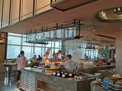 自助取餐区-深圳中洲万豪酒店·大堂酒廊·高空海景